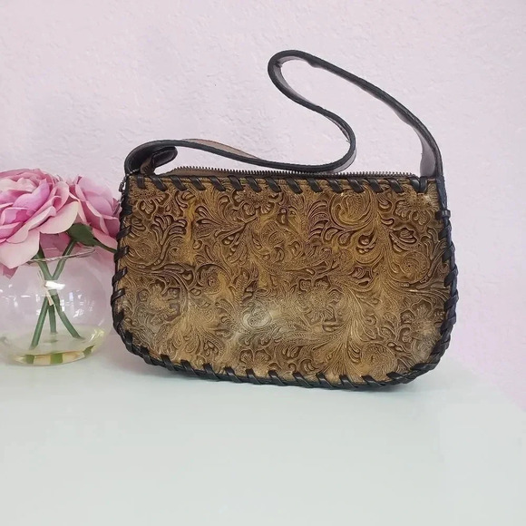 Bongo Tooled Leather Bag - Picture 3 of 8